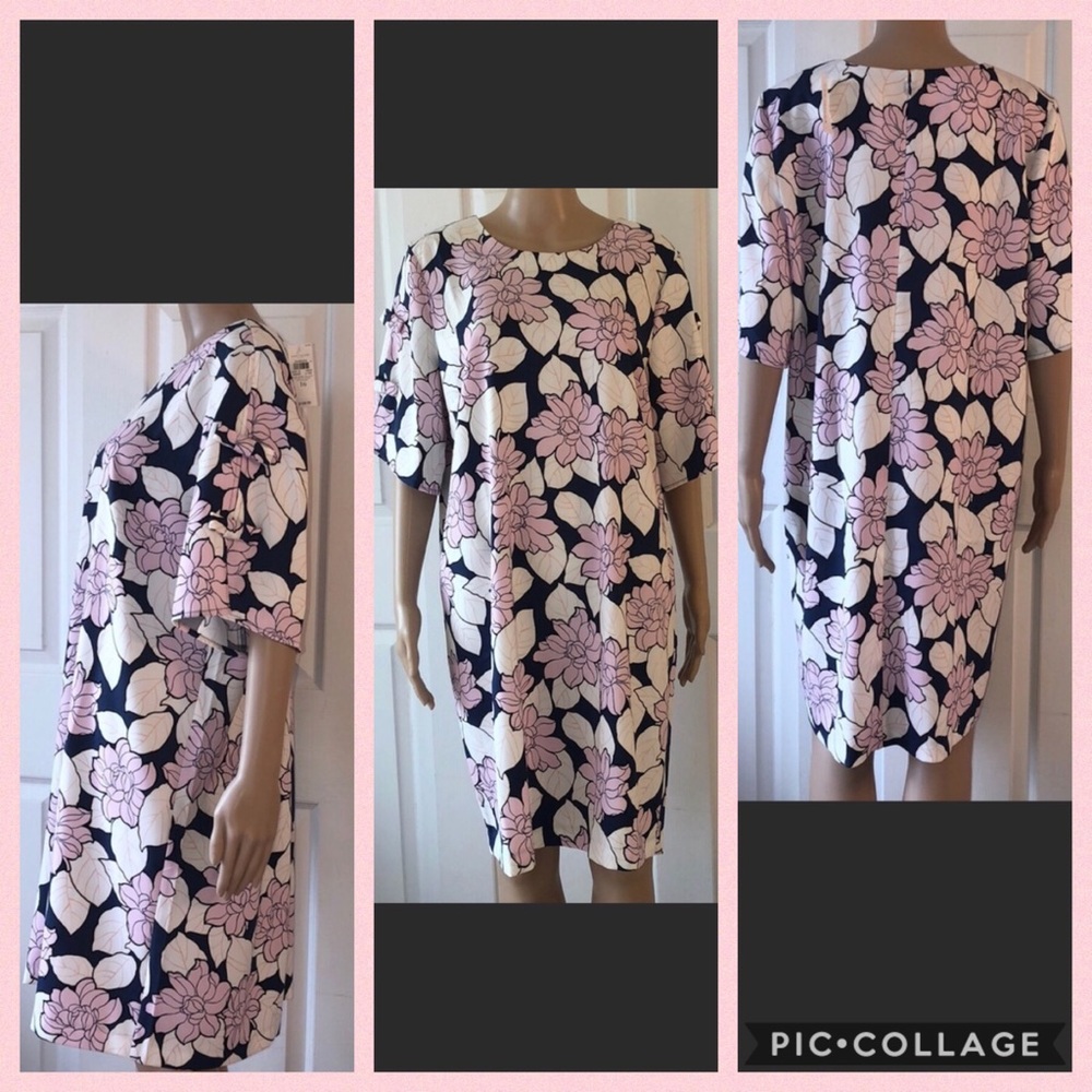 🆕 Ann Taylor Factory Keyhole Sleeves Dress